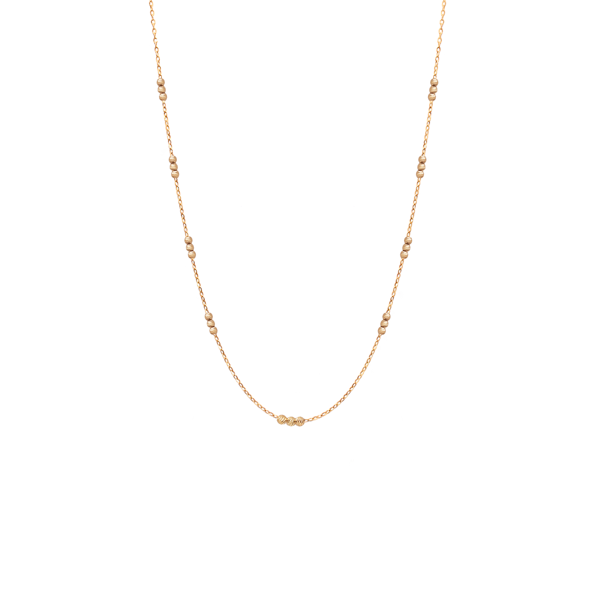 گردنبند-گوی-البرناردو-سه-تایی-ظریف گردنبند گوی البرناردو سه تایی ظریف