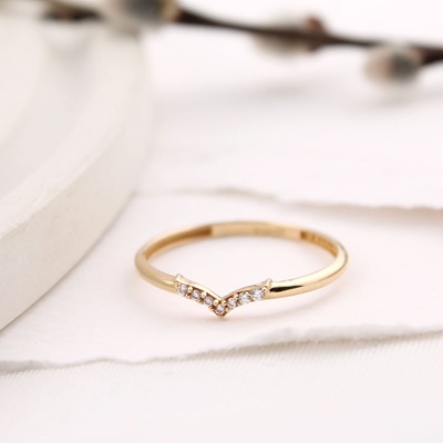 انگشتر برای انگشت پنجم- نگین دار