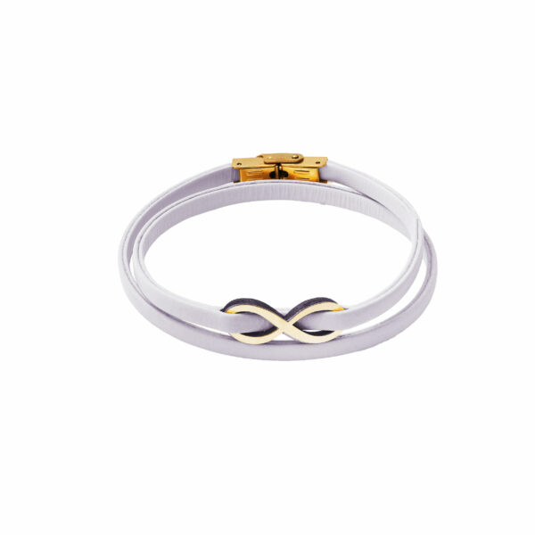 Women's Infinitely Highlighted and Leather Bracelet, Jasmine
