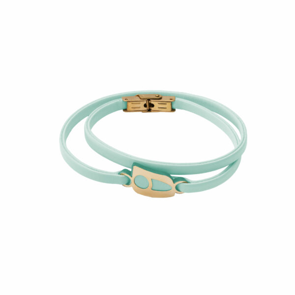 Tiffany Green Women's Embossed Leather Bracelet