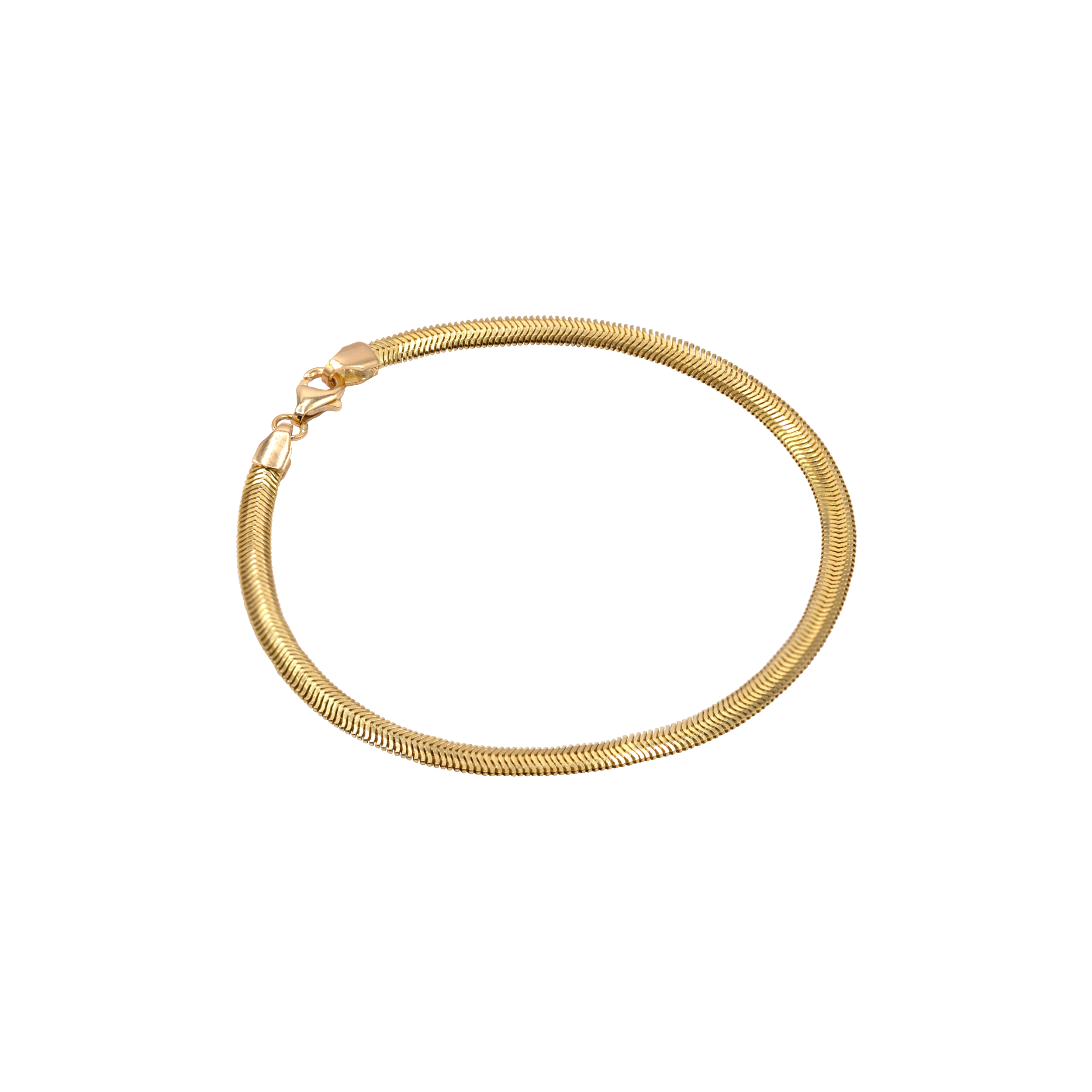eligoldgallery_bracelet-fish-bone-italian-3.5 دستبند تیغ ماهی ایتالیایی 3.5 1